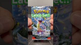 Pokémon Stellar Crown Sleeved Booster Pack Opening 👑 🔥pokemoncards pokemon pokemontcg shorts [upl. by Karr]