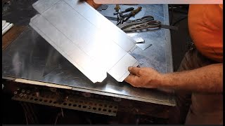 Lets Build A Simple Sheet Metal Tool Tray [upl. by Alyos]