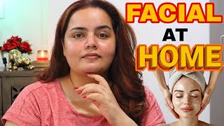 DIY Facial at Home for Glowing Skin  StepbyStep Guide  Kaur Pavneet [upl. by Kenon]