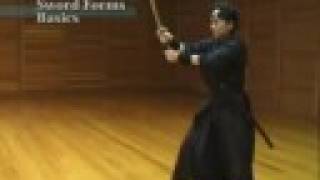 Japanese sword action Samurai exercise quotTSURUGIquot [upl. by Wasserman]