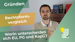 Einzelunternehmen Personengesellschaft und Kapitalgesellschaft – Worin unterscheiden sie sich [upl. by Tacye]