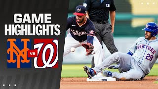 Mets vs Nationals Game Highlights 7324  MLB Highlights [upl. by Anyar]