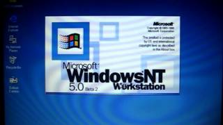 Slightly glitchy Windows NT 50 Beta 2 virtual machine in VPC 2007 [upl. by Joellen]