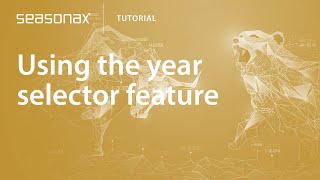 Seasonax Tutorial Using the year selector feature [upl. by Konopka526]