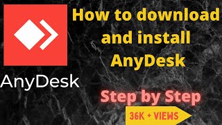 How to download and install AnyDesk in Desktop  Laptop  Step by Step  2021 [upl. by Farah]