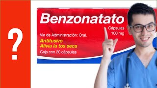 BENZONATATO Para que sirve tos antitusivo 💊 Dosis y Como Se toma [upl. by Ahterahs]