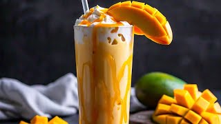 Mango Milkshake Recipe Creamy amp Delicious Summer DrinkMango Milkshake By FaizanoumanMango recipes [upl. by Anertal]