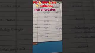 Difference between chordates and non chordate class 11  chordataVs nonchordata [upl. by Hakim]