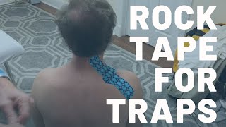 RockTape Application for Levator Scapula amp Trapezius to Fix Neck Pain [upl. by Reel]