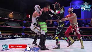 Lunatik Extreme y el Hijo del Mosco vs Mexica y Aramis en la Arena Naucalpan [upl. by Nicki609]