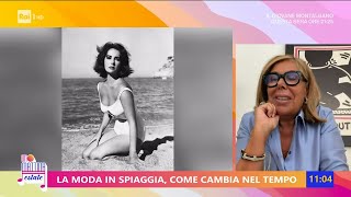 La moda in spiaggia come cambia nel tempo  Unomattina Estate 17072023 [upl. by Margi]