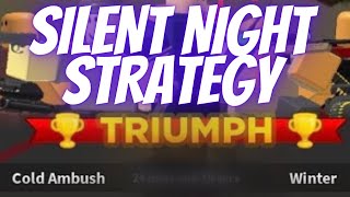 Tds Silent night strategy  Violent night event roblox tower defense simulator [upl. by Park]