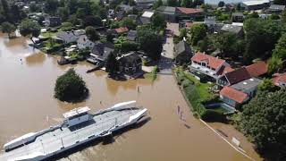 Hoogwater in Kessel  De Maas Limburg 2021 [upl. by Marquez748]