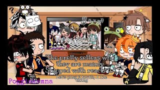 who are mainly shipped with the setters reacts to quotlets play 2truth1liequot 💀🤚🏽haikyuu [upl. by Oly]