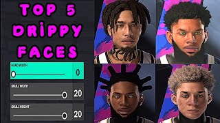 TOP 5 BEST COMP DRIPPY FACE CREATION IN NBA 2K25 [upl. by Corydon]