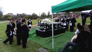 Prince Hall Masonic burial by Brother Trapps [upl. by Eltsyek]