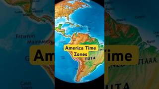 America Time Zones USTimeZones GeographyFacts TravelUSA GlobalReach FunFacts shorts [upl. by Adnwahsat]