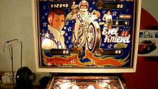 Evel Knevel Pinball Machine [upl. by Aleinad815]