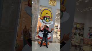 comic kathakali face at Lulu mall kochi shorts funny [upl. by Rebeka285]