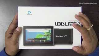 Datawind Ubislate 7Ci Aakash 2 Review Unboxing full HD [upl. by Evangelia690]