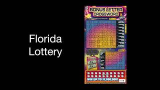 Bonus Letter Crossword  Florida Lottery 5 February 2024 [upl. by Costin]