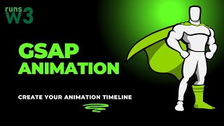 GSAP animation introduction and implementation by w3runs [upl. by Ilyk]