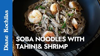 Soba Noodles With Tahini And Shrimp [upl. by Monica349]