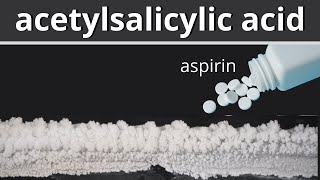 Aspirin Pill Extraction chemistry aspirin [upl. by Mumford]