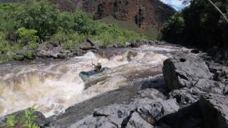 Waimea River Packraft 950 CFS Kauai May 2017 [upl. by Claudine755]