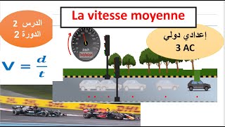 La vitesse moyenne 3 année collège animation Toutphysique [upl. by Oek]