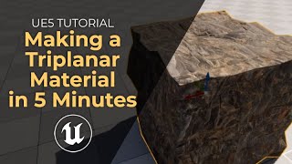 Making a Triplanar Material in 5 Minutes UE5 [upl. by Animsaj]