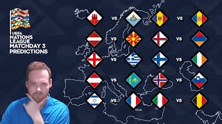 My UEFA Nations League Matchday 3 Predictions 101024 [upl. by Andra703]