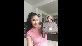 Louis Vuitton Croisette UnboxingReview What Fits 2019 [upl. by Rodge]