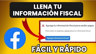 ¿Como Llenar el Formulario Para MONETEZAR en Facebook W8BEN  Información Fiscal  ACTUALIZADO ✅️ [upl. by Amaty263]