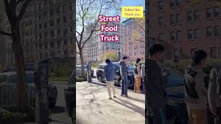 Costeffective takeout foodStreet food truckIn front of Columbia University New York City [upl. by Gerg]