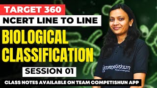 Biological Classification  Session1  NEET 2024  NEET 2025  Poonam maam neet ncert biology [upl. by Dail]