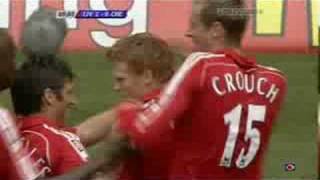 John Arne Riise amazing goal  Liverpool v Chelsea [upl. by Anaibaf]