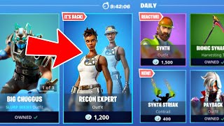 New RECON EXPERT in ITEM SHOP Fortnite Battle Royale [upl. by Anivad]