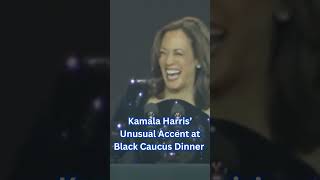 Kamala Harris’ Unusual Accent at Black Caucus Dinner [upl. by Gneh]