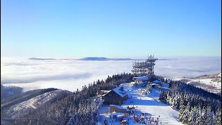 Narty Dolní Morava SKY Bridge 721 horská dráha Buková Hora  Čenkovice  Mikołaj Obieżyświat 54 [upl. by Accem165]