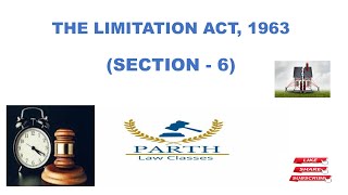 THE LIMITATION ACT 1963 SECTION  6 [upl. by Mallon]