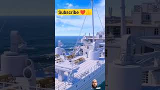 🛥️tha Titanic big ship in wold 🛥️titanic drone ship music👌 slow Mo spiral👌 [upl. by Hainahpez]