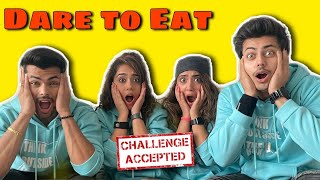 DARE TO EAT CHALLENGE 🥵  Ft SiddharthNigamofficial ChinkiMinki  Abhishek Nigam [upl. by Macdougall293]