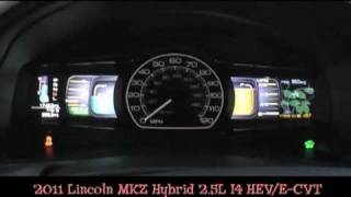 2011 Lincoln MKZ Hybrid 060 MPH [upl. by Minor991]