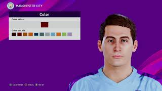 Eric Garcia face Manchester City PES 2020 [upl. by Fregger]