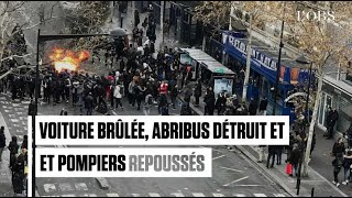 Aubervilliers  scènes de violences aux abords dun lycée [upl. by Schenck432]