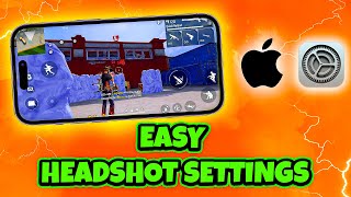 Free Fire iPhone Settings sensitivity 2023  iPhone 14 pro Gameplay 🔥 [upl. by Ahscrop499]