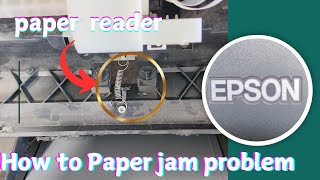 Epson L3110 How to paper jam Problem solved 💯 [upl. by Leiuqese403]