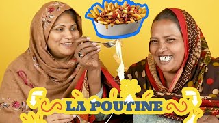 Damn these Tribal Moms Thrilled with a Bucket of Poutine [upl. by Tnecnivleahcim63]