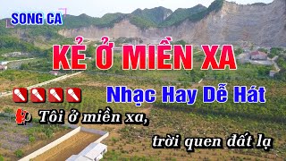 Karaoke  Kẻ Ở Miền Xa Song Ca  Kim Hạnh Karaoke [upl. by Noived755]